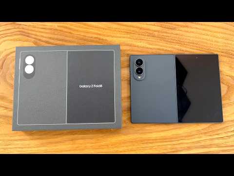 Samsung Galaxy Z Fold 8 (Graphite) Unboxing & First Impressions!