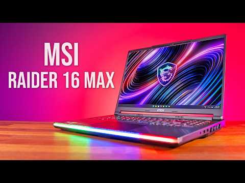 MSI Raider 16 Max (2026) Review - One of the Fastest