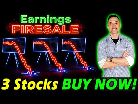 3 Stocks to BUY NOW After Earnings Crash!