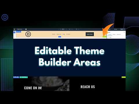 How Editable Theme Builder Areas Improve The Divi 5 Workflow