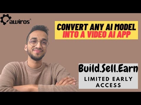 Convert Any AI Model into Video AI App and Earn| Early Access!
