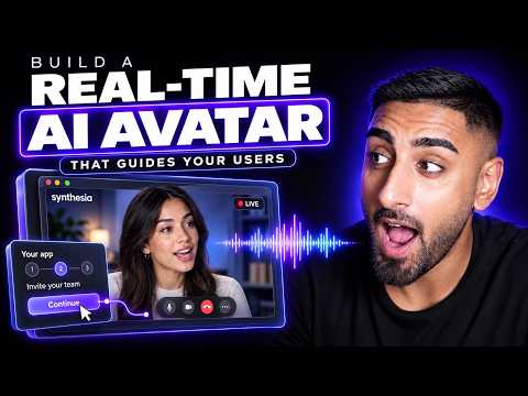 Build a Real-Time AI Avatar That Guides Users Through Your App (Synthesia Interactive API Tutorial)
