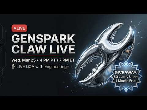 GENSPARK CLAW LIVE: ALL ABOUT YOUR NEW SIDEKICK