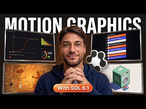 Create Motion Graphics with Sol 6.1 -- NO After Effects Needed!