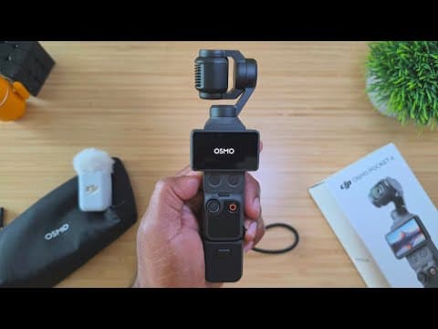 DJI Osmo Pocket 4 Essential Combo Unboxing/First Impressions...