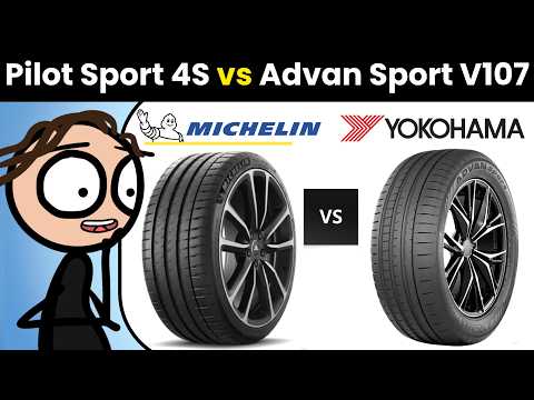 Michelin Pilot Sport 4S vs Yokohama Advan Sport V107 (Comparison and Review)