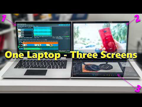 THREE SCREENS ON ONE LAPTOP??? XbooK Review!