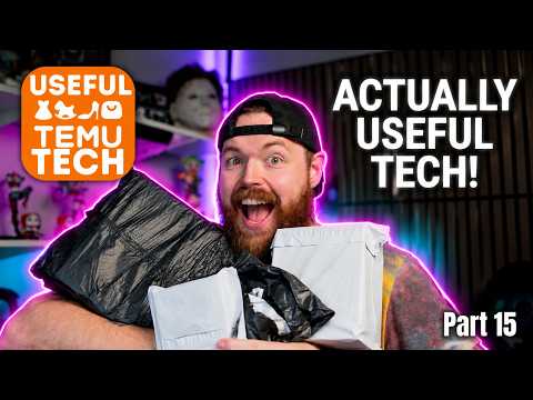Actually Useful Temu Tech Ep. 15 – Unique Music Players, Lighting, and More!