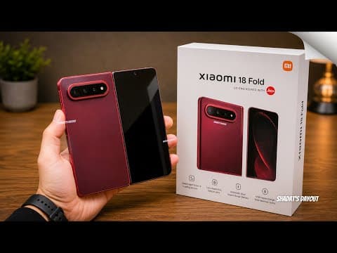 Xiaomi 18 Fold Official Teaser - IT's finally HERE