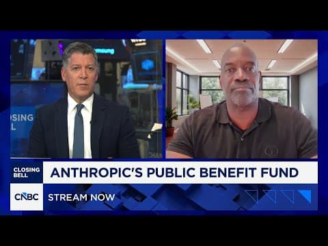 Anthropic's public benefit fund is positive step, says Plexo Capital's Lo Toney