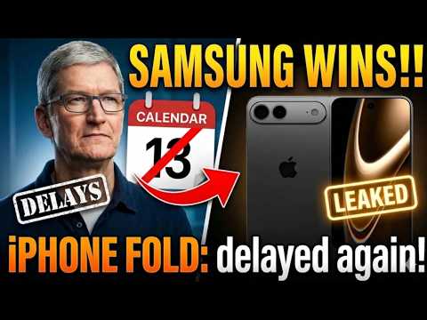 Samsung LEAKED Their New Wide Foldable: Apple is Delayed