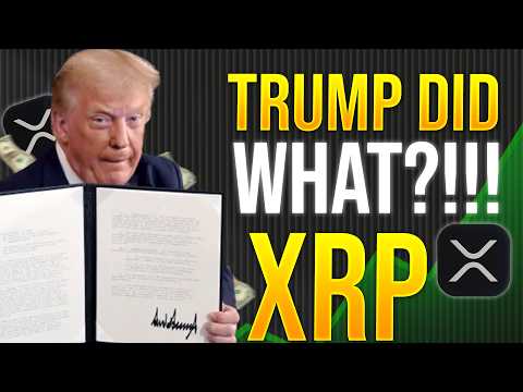 XRP 🚨 TRUMP JUST DID WHAT!!! (Everything Is Changing!)