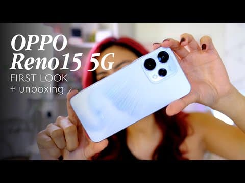 OPPO Reno15 5G First look (+ a peek at the OPPO Reno15 F!)