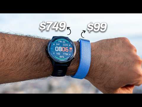 $99 Google Fitbit Air vs. $749 Garmin - One Week Later!