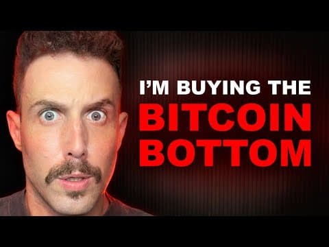 How I’m Timing The Bitcoin Bottom (And When I’m Buying)