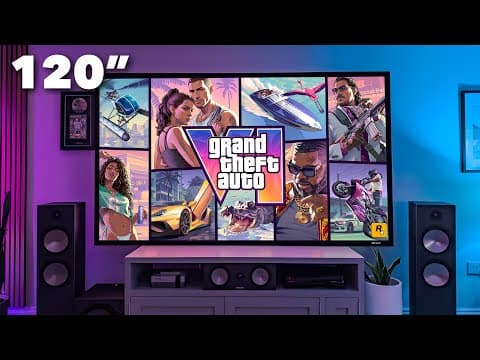 120" Gaming on the PS5 Pro: XGIMI Horizon 20 Max