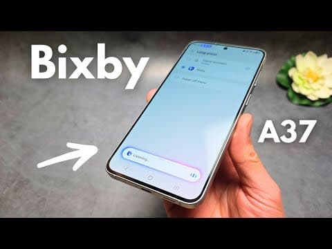 Samsung Galaxy A37 5G - Bixby Setup, How to Setup & Activate Bixby Voice Assistant