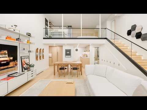 Japandi Loft Apartment Tour // Full Walkthrough, Design & Tech Tour!