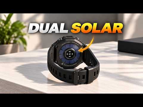 Amazfit T-Rex Dual Solar: The First Watch With TWO Solar Panels?!