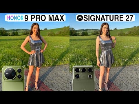 Honor Magic 9 Pro Max Vs Motorola Signature 27 Camera Test Comparison