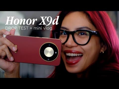 Honor X9d DROP TEST & impressions (+ mini vlog test!)