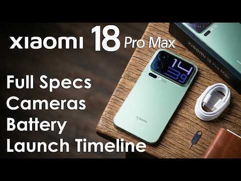Xiaomi 18 Pro Max Full Leak – Specs, Cameras, Battery & Launch Timeline !