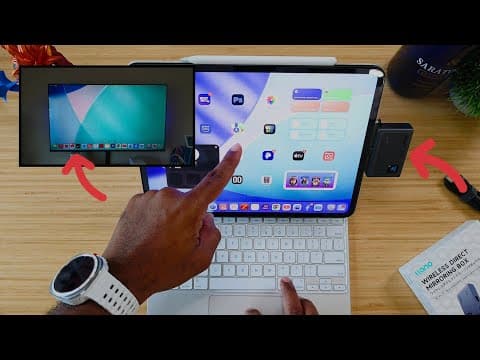 Upgrade Your iPad Pro Display with Llano Wireless Mirroring Box...