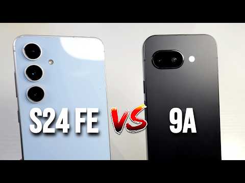 Google Pixel 9a VS Samsung Galaxy S24 FE In 2026 (Camera Comparison, PUBG & Display & Speed)