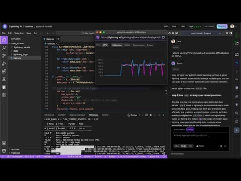 Lightning Launches New Tools for PyTorch Developers | AI Code Editor, Distributed Training & RL