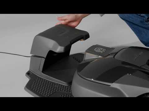 How to place Automower® Aspire™ R6V, 308V, 312V robotic mowers in the charging station