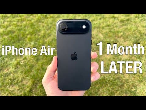 iPhone Air Review - 1 Month Later!