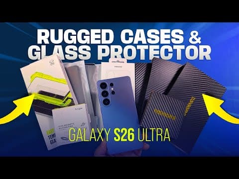 Best Galaxy S26 Ultra Cases & Protectors - ThinBorne vs Ringke Vs Samsung
