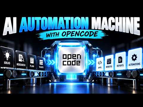I Built an AI Automation Machine With OpenCode