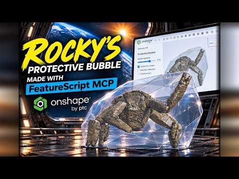Engineering Rocky’s Bubble with AI and FeatureScript in Onshape
