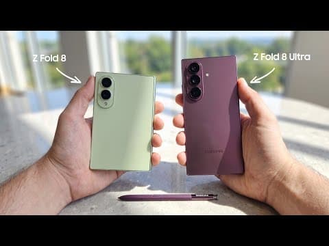 Samsung Galaxy Z Fold 8 Ultra, Fold 8 & Flip 8 Official Renders Finally Here!