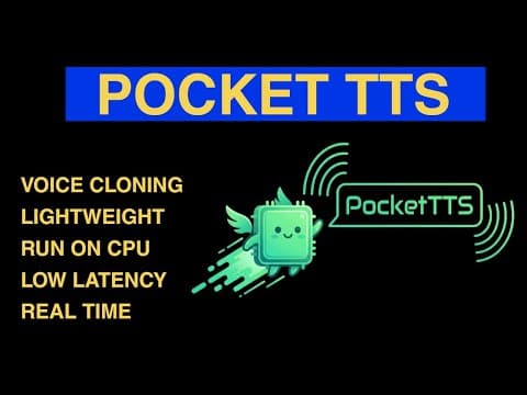 Pocket TTS  CPU Only Lightweight TTS Voice Cloning