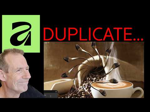 Affinity 3.2 Powerful Circular Duplication Tool For Images Shapes and Text | How To Tutorial