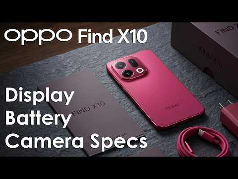Oppo Find X10 LEAKED, Display, Battery & Camera Specs