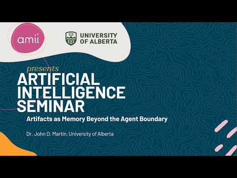 Artifacts as Memory Beyond the Agent Boundary, Dr. John D. Martin