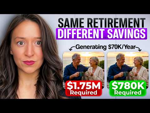 Two People Retire on $70K… One Needs $1.75M, the Other $780K