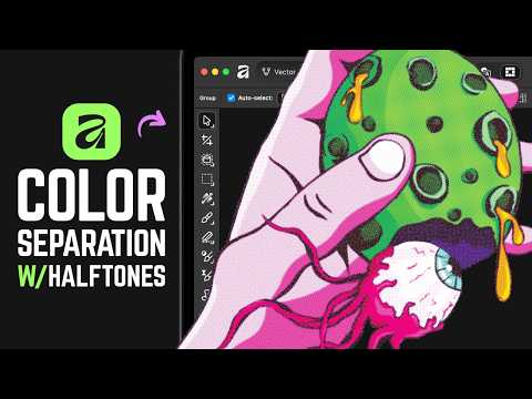 CMYK Color Separation with Halftones | Affinity Screen Printing Tutorial