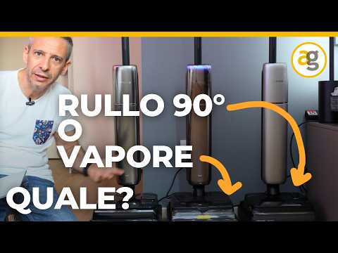 LAVAPAVIMENTI a VAPORE o RULLO 90°? Test DREAME T15 pro heat, T16 pro heat, T16 pro steam