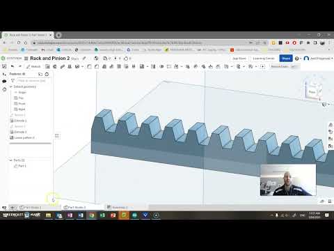 Onshape Tutorial - Rack gear