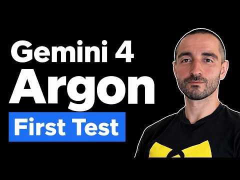 Gemini 4 Argon Live Test | Is Google Back? | Coding, Agentic Work, Frontend Design, Backend Code