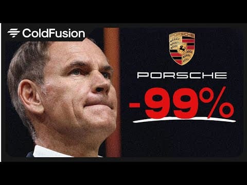 Porsche Profits Fall 99% as CEO in Crisis Mode