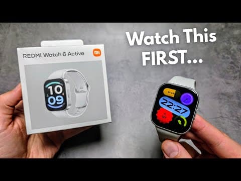 Redmi Watch 6 Active - Tips & Tricks (Hidden Features)