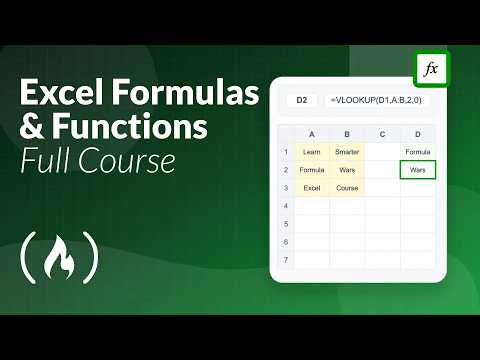 Excel Formulas & Functions – Full Course
