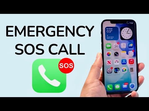 How To Turn OFF / ON Emergency Call On iPhone
