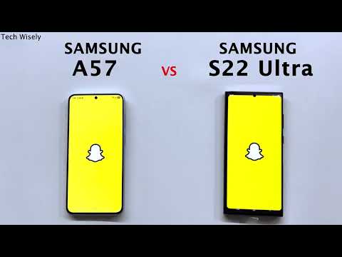 SAMSUNG A57 vs S22 Ultra - Speed Test
