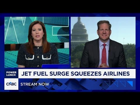 Airlines are eating most of the cost of jet fuel prices, says Airlines for America's Chris Sununu